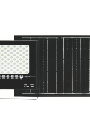 Proiettore led con pannello solare 100 W Alfaworld