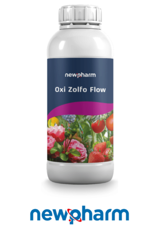 Concime a base di rame e zolfo Oxi zolfo flow Newpharm Alfaworld